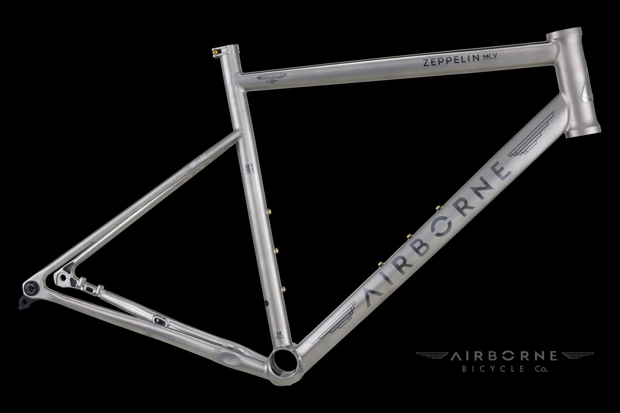 Zeppelin Mk. V // Titanium Road Frame Set (Disc Brake) – Airborne